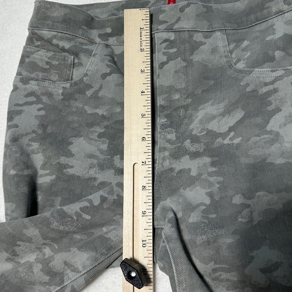 Spanx Jean-ish® Ankle Leggings Size Medium Stone Wash Camouflage Pull On Stretch - Picture 6 of 9